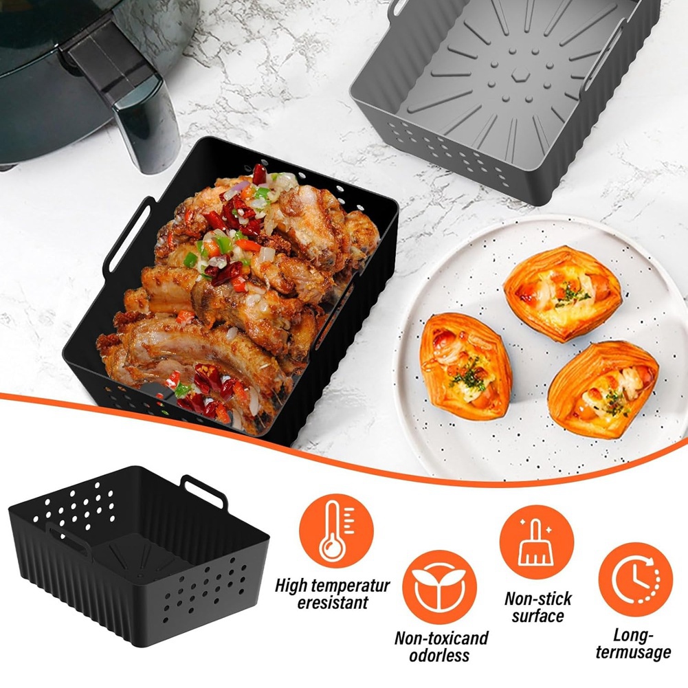 Air Fryer Silicone Pot Liner - NEW HOT In Stock-2PCS Air Fryer