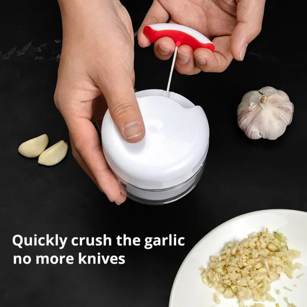 Immersion Hand Blender Set - Manual Garlic Masher Hand Pulled Garlic