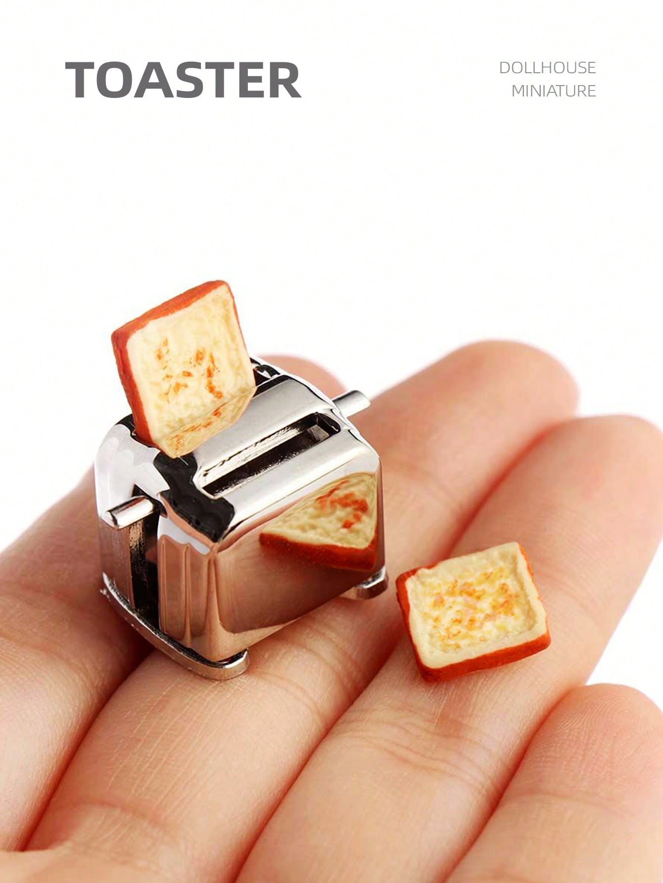 1:12 Dollhouse Miniature Toast - Small Appliances recension och pris