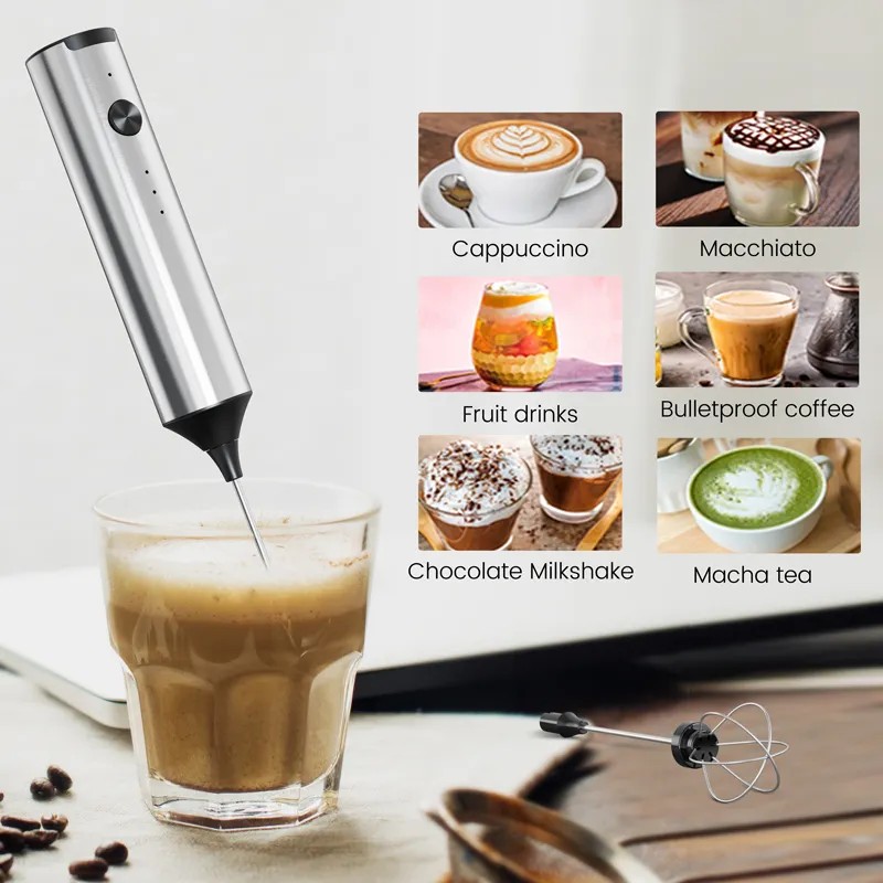 Wireless Electric Mini Milk Fr - Immersion Hand Blender Set recension och pris
