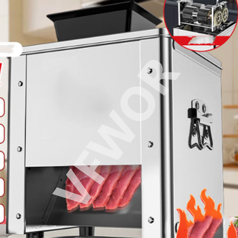 New Small Commercial Home Use  - Automatic Meat Slicer Home recension och pris