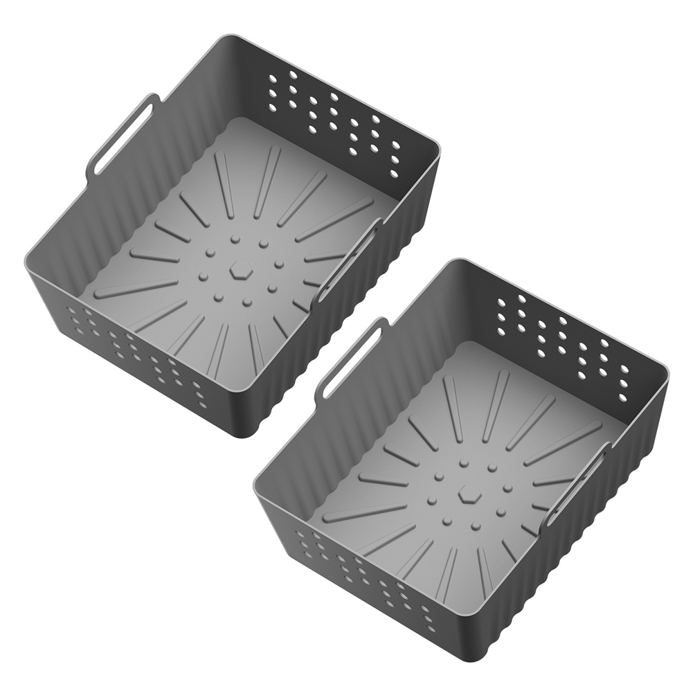 NEW HOT In Stock-2PCS Air Frye - Air Fryer Silicone Pot Liner recension och pris