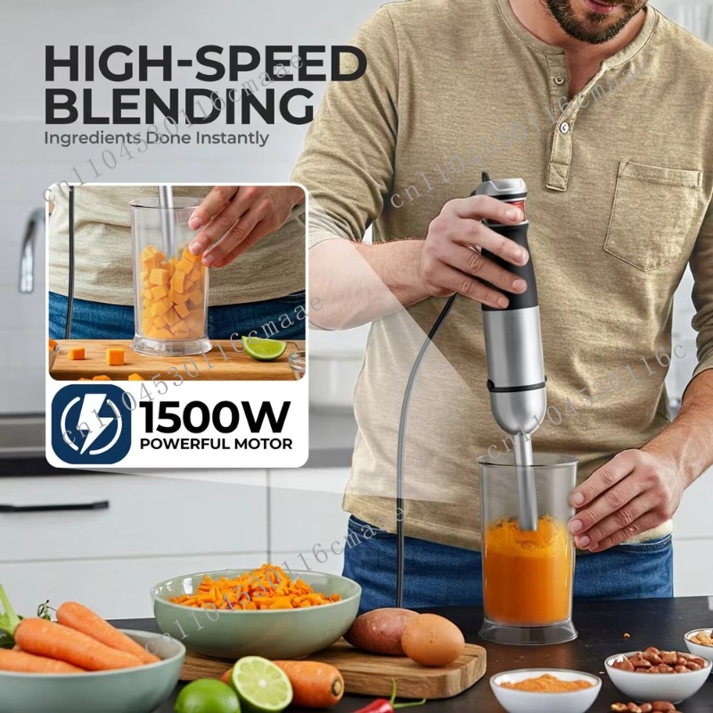 6-in-1  1200W Powerful Hand Bl - Immersion Hand Blender Set recension och pris