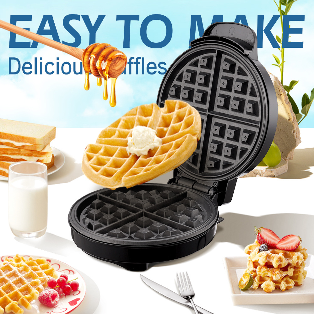 Breakfast Waffle Molds Egg Cak - Mini Waffle Maker Machine recension och pris