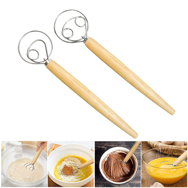 Large Hand Danish Dough Whisk  - Immersion Hand Blender Set recension och pris