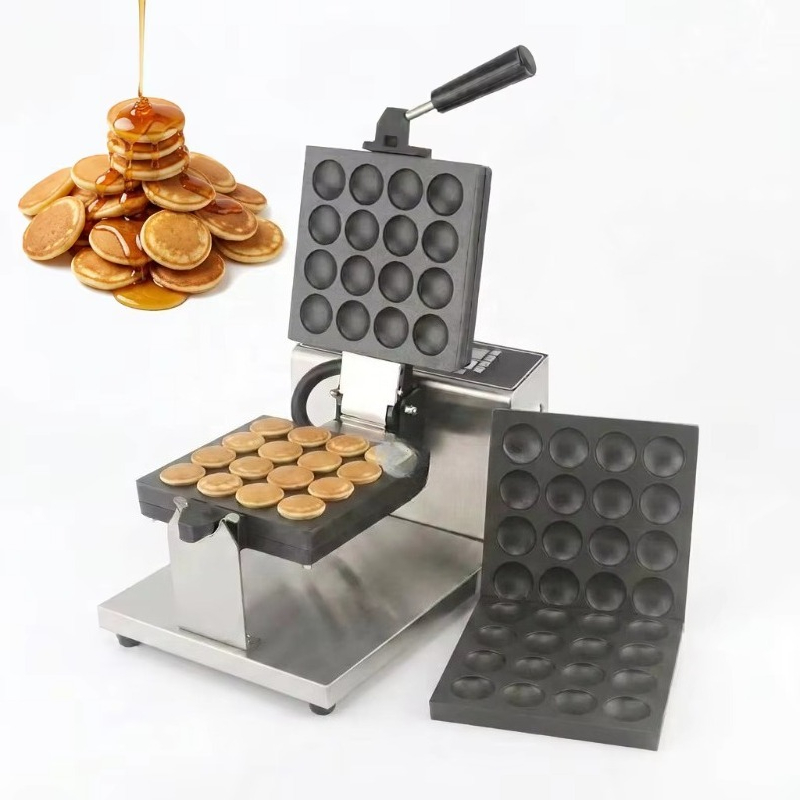 Nonstick Poffertjes Machine 16 - Mini Waffle Maker Machine recension och pris