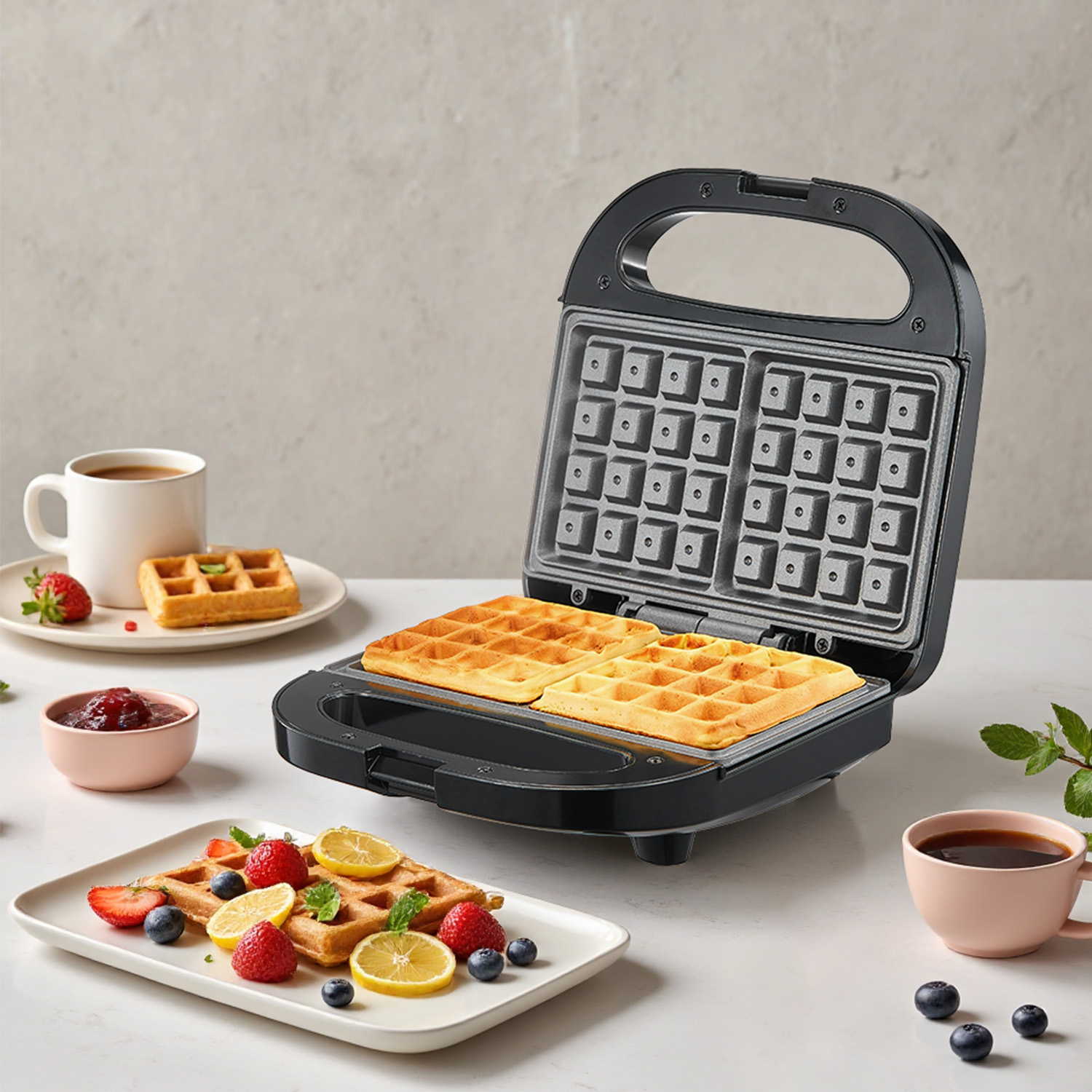 2-Slice Belgian Waffle Maker,  - Mini Waffle Maker Machine recension och pris