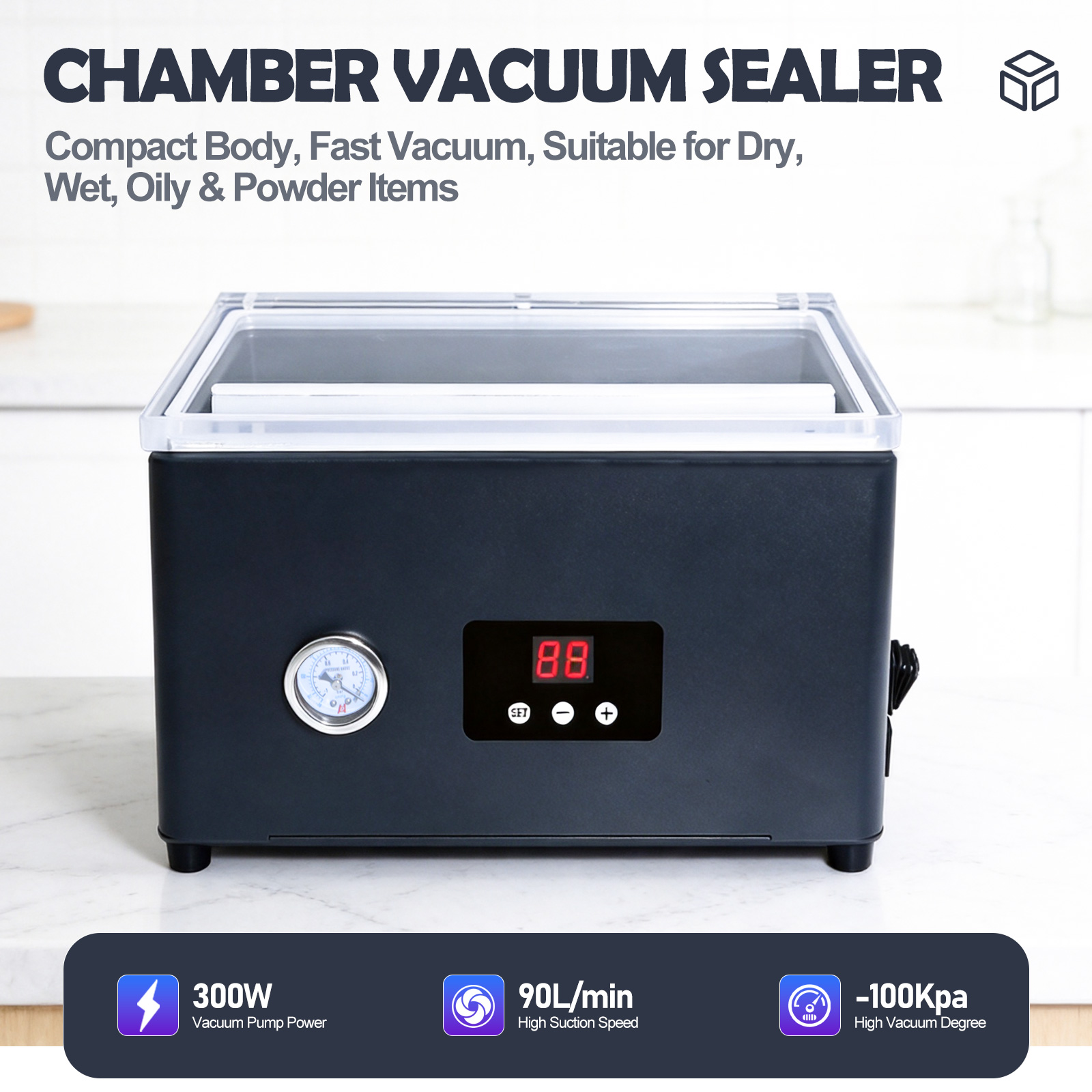 ZHONGMIN Food Vacuum Sealer Ma - Food Vacuum Sealer Machine recension och pris
