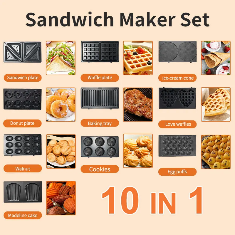 220/110V Household Appliances  - Mini Waffle Maker Machine recension och pris