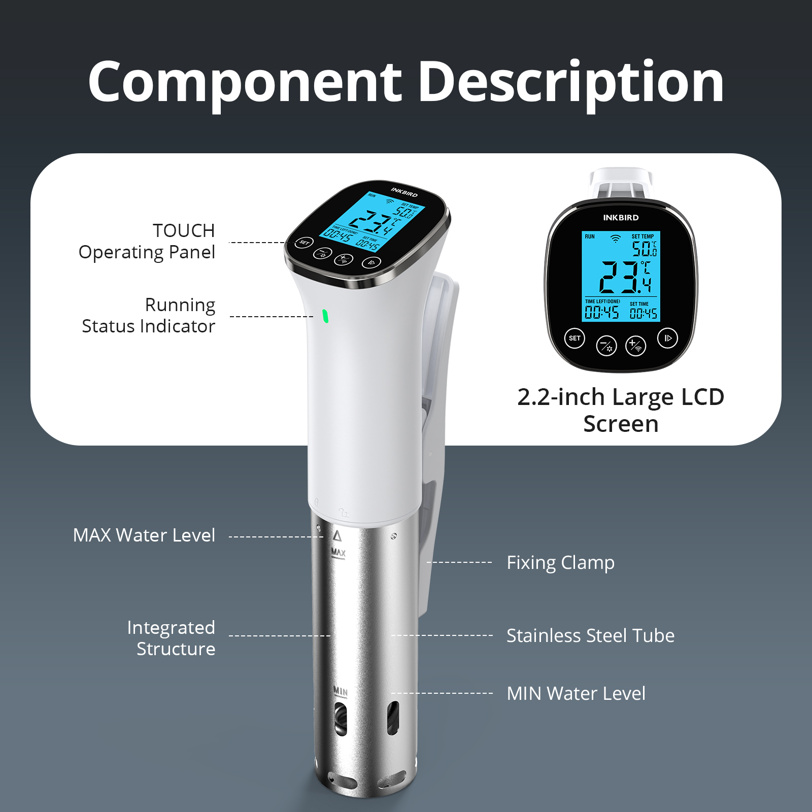 INKBIRD SSV-103-W 1000W WiFi S - Digital Sous Vide Precision Cooker recension och pris