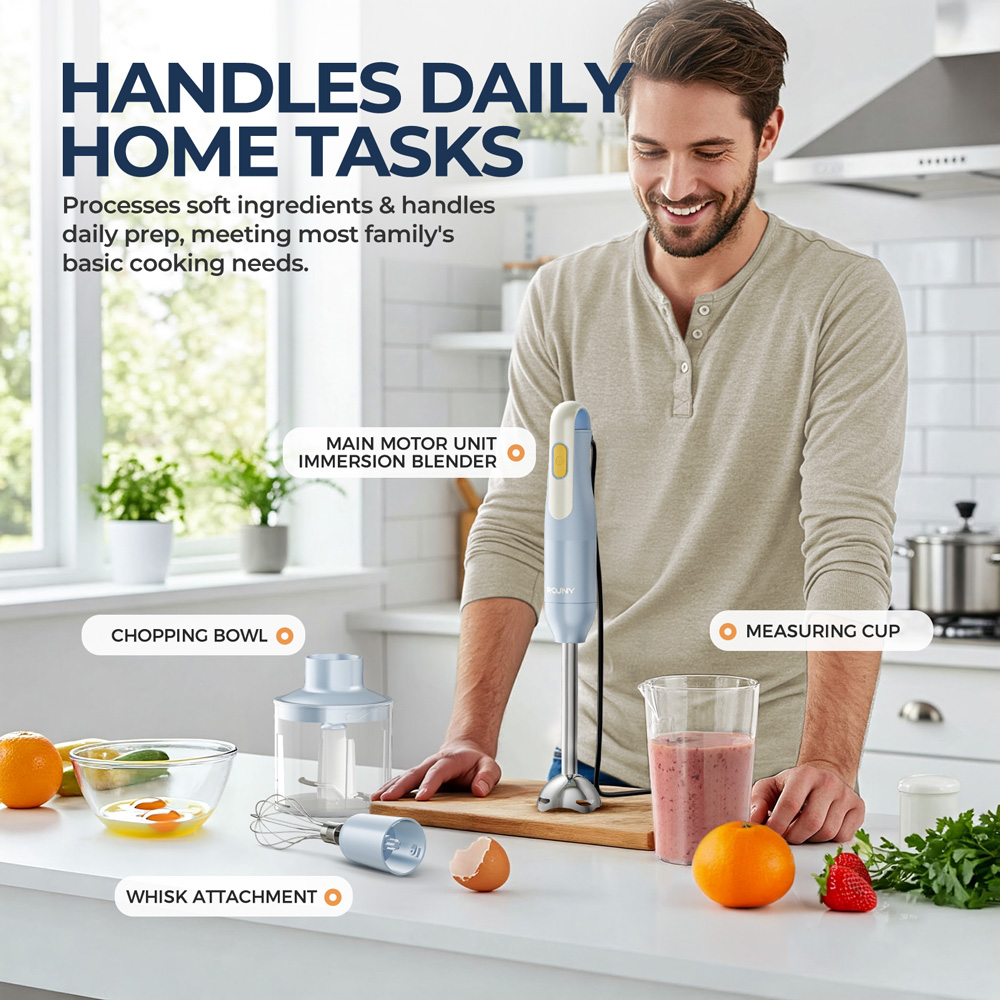 4-in-1 Handheld Stick Blender  - Immersion Hand Blender Set recension och pris