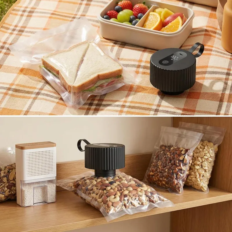 3‑in‑1 Handheld Electric Mason - Food Vacuum Sealer Machine recension och pris