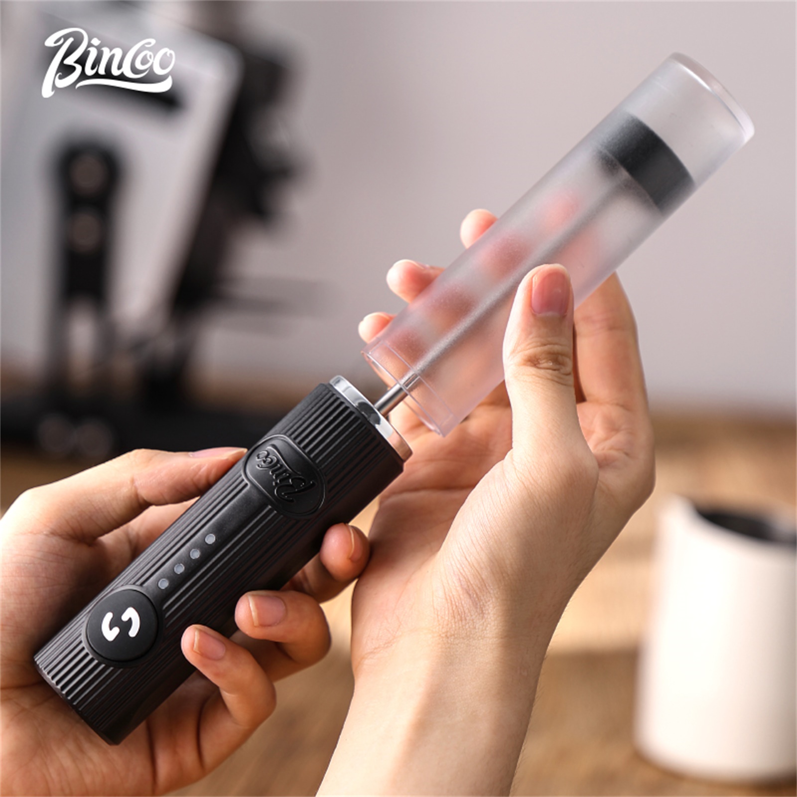 BINCOO Electric Coffee Frother - Electric Milk Frother Handheld recension och pris
