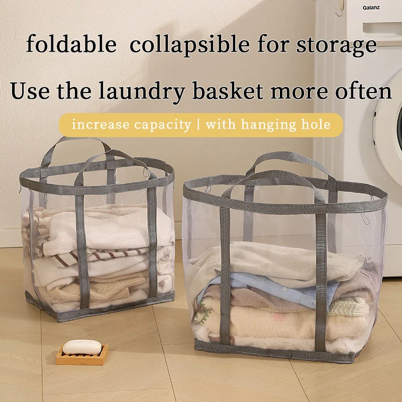 Mesh Laundry Basket Nylon With - Laundry recension och pris
